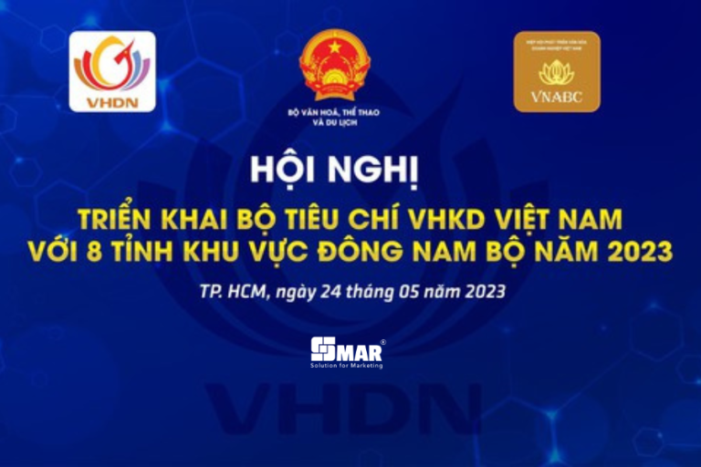 Hội nghị triển khai bộ tiêu chí _văn hóa kinh doanh Việt Nam_ với 08 tỉnh Đông Nam Bộ