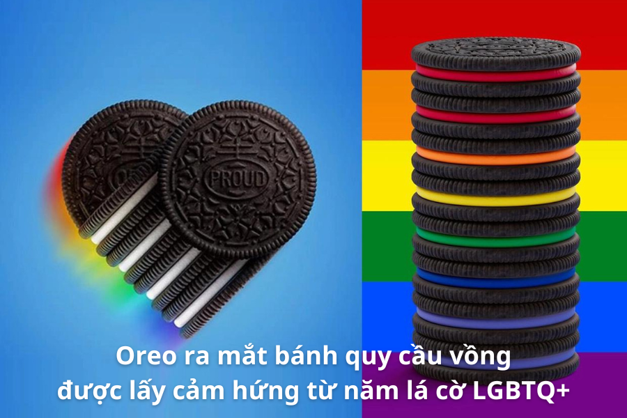 Oreo đã thay đổi màu sắc của bánh quy để ủng hộ cộng đồng LGBT+